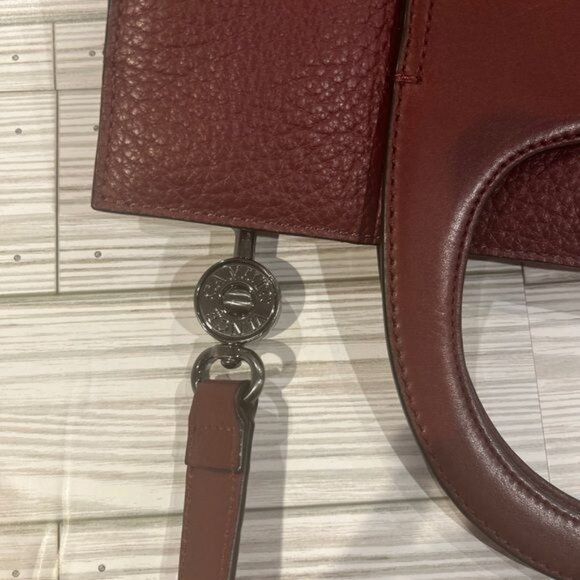 Vince Camuto Large Leather Tote Bag Women's Crossbody‎ Strap Beck Cinnabar - Picture 9 of 15